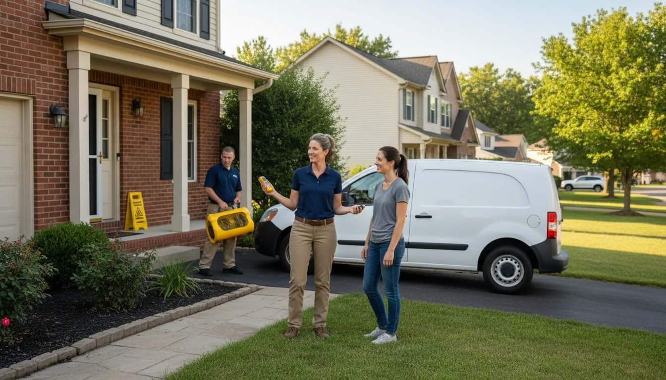 Residential water damage restoration in Fortine, MT